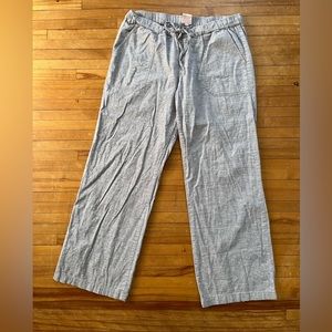 Merona Grey Linen Pants - Size Large
